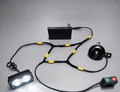 Dual-Beam Baja Light + Horn Combo Kit - White