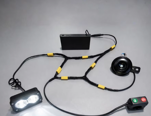 Dual-Beam Baja Light + Horn Combo Kit - White